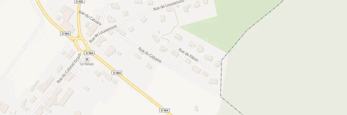Plan du 5 Rue de Flévin à Vacherauville