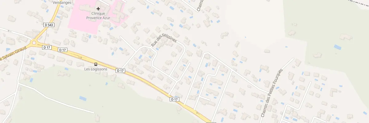Plan du 38 Rue des Feissines les Fourques à Éguilles