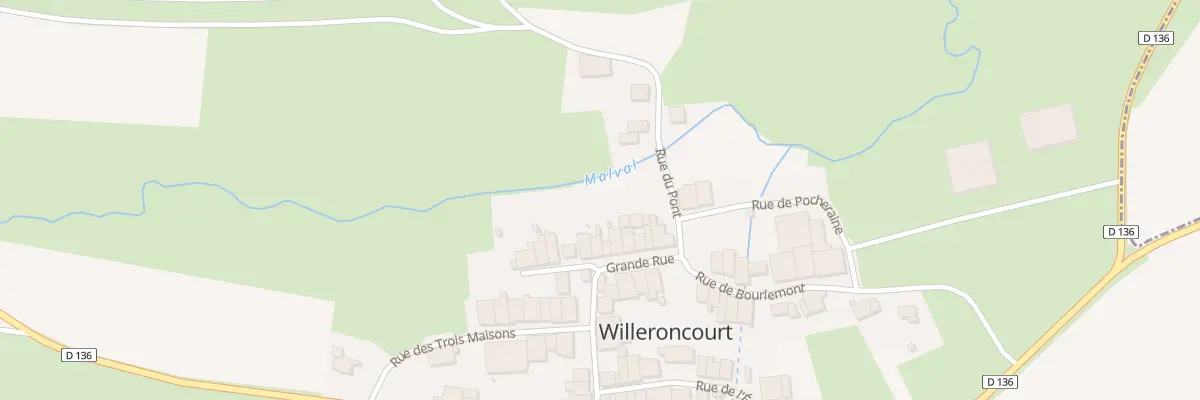 Plan du 3 Gr Grande Rue à Willeroncourt