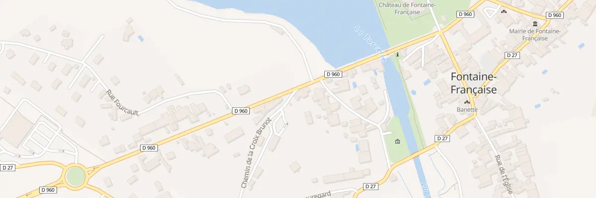 Plan du 1 Che de la Croix Brunot à Fontaine-Française
