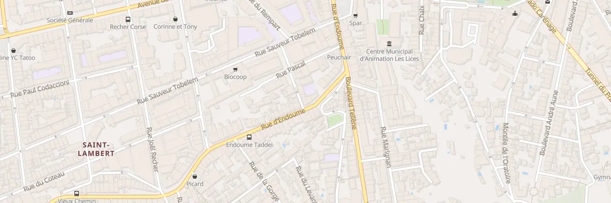 Plan du 86 Rue d’endoume à Marseille 7e Arrondissement