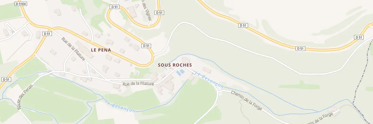 Plan de Sous Roche à Balanod