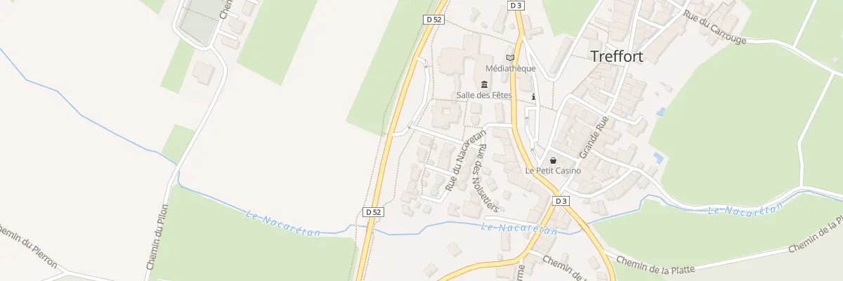 Plan du 2 All des Églantiers à Val-Revermont