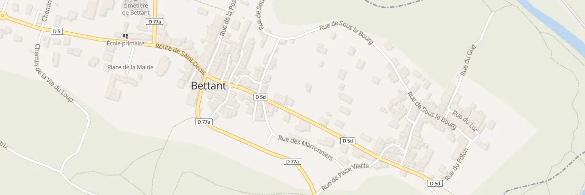 Plan du 260 Rte de Torcieu à Bettant