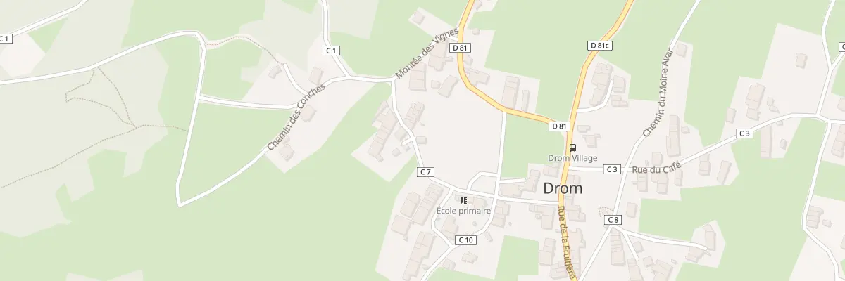 Plan du 80 Rue du Canal à Drom