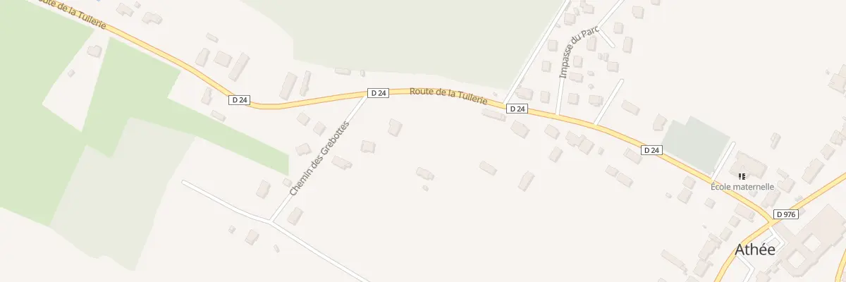 Plan du 25 Rte de la Tuilerie à Athée