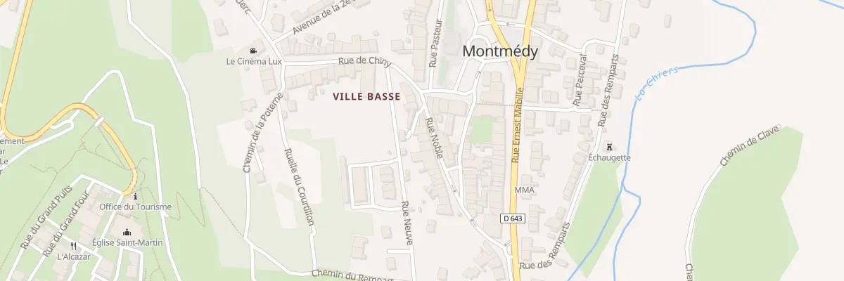 Plan du 7 Rue Noble à Montmédy