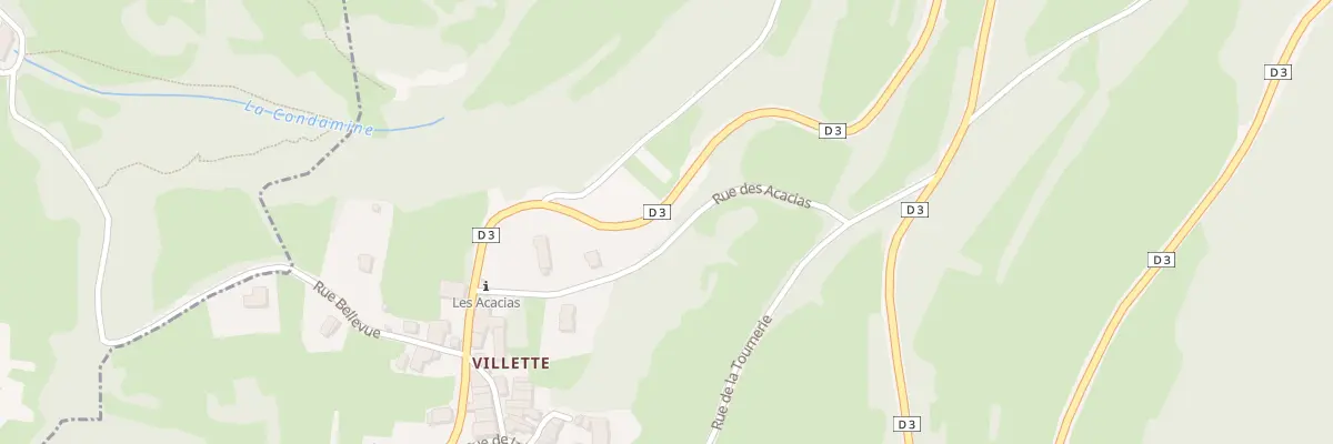 Plan du 5065 Rue des Acacias Villette aux Trois-Châteaux