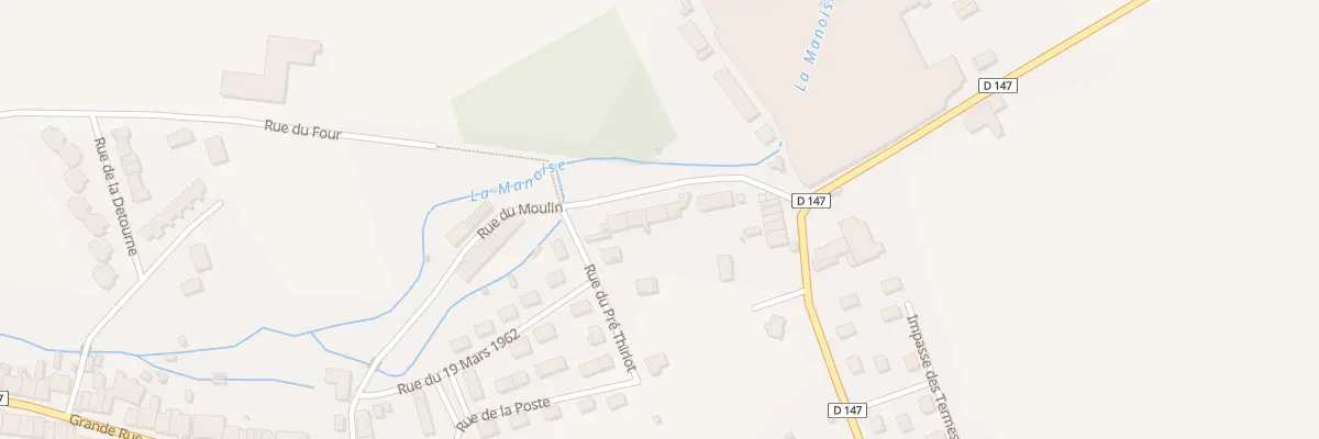 Plan du 20 Rue du Moulin à Manois