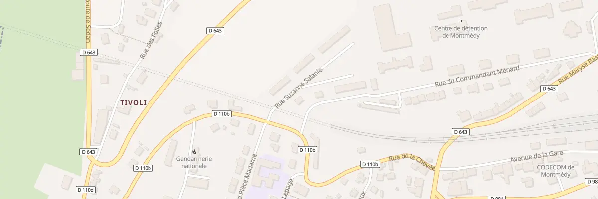 Plan du 26 Rue du Commandant Ménard à Montmédy