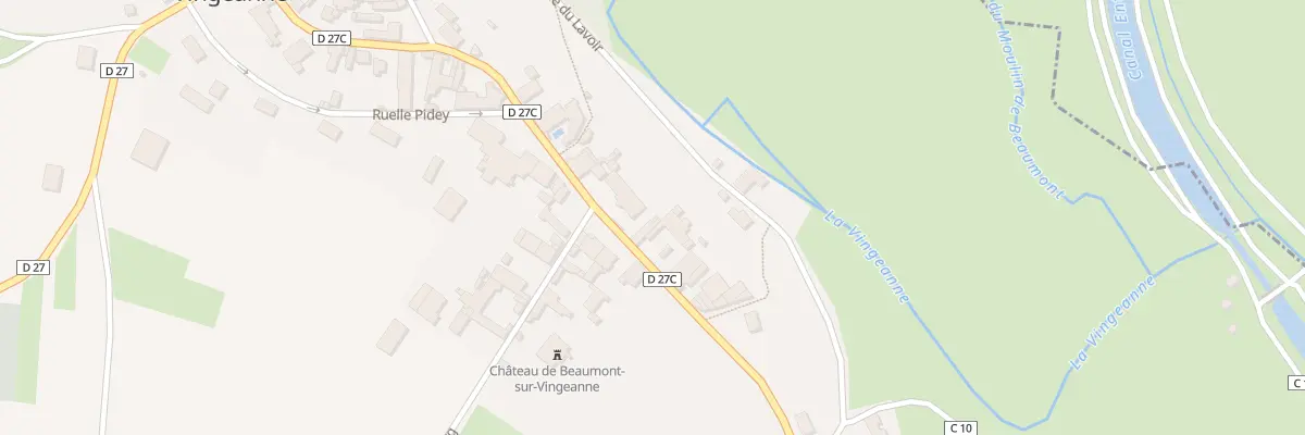Plan du 15 Rue de Plantenay à Beaumont-sur-Vingeanne