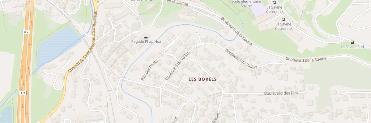 Plan du 14 Bd du Vallon à Marseille 15e Arrondissement