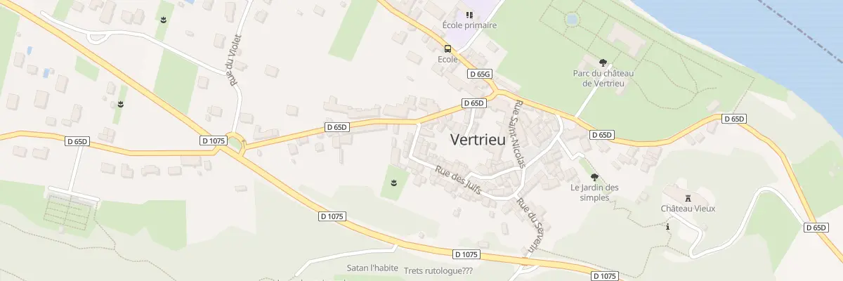 Plan du 172 Rue des Juifs à Vertrieu