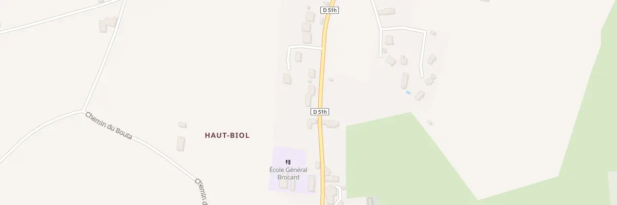 Plan du 27 Rue du Général Brocard à Biol