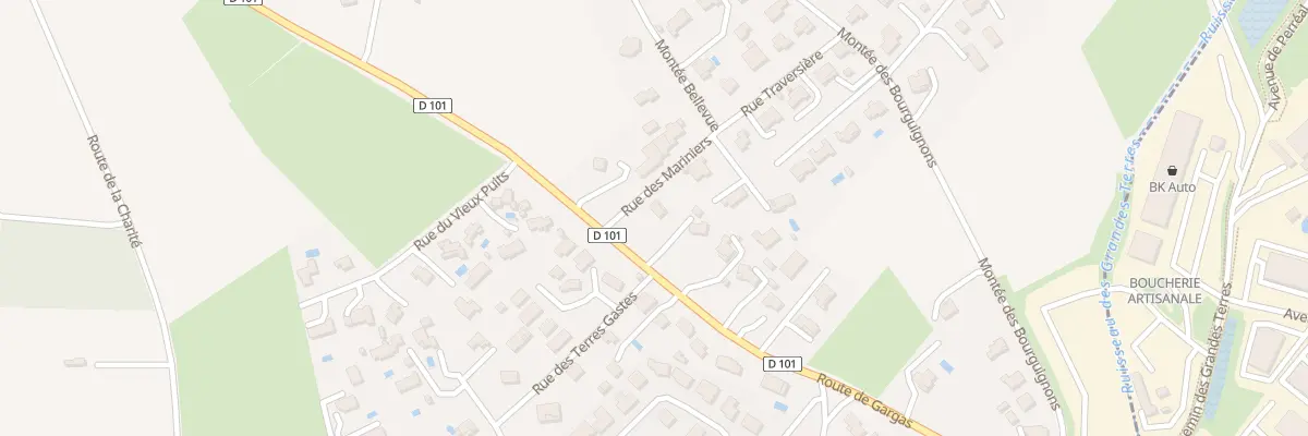 Plan du 1021 Rte de Gargas à Gargas