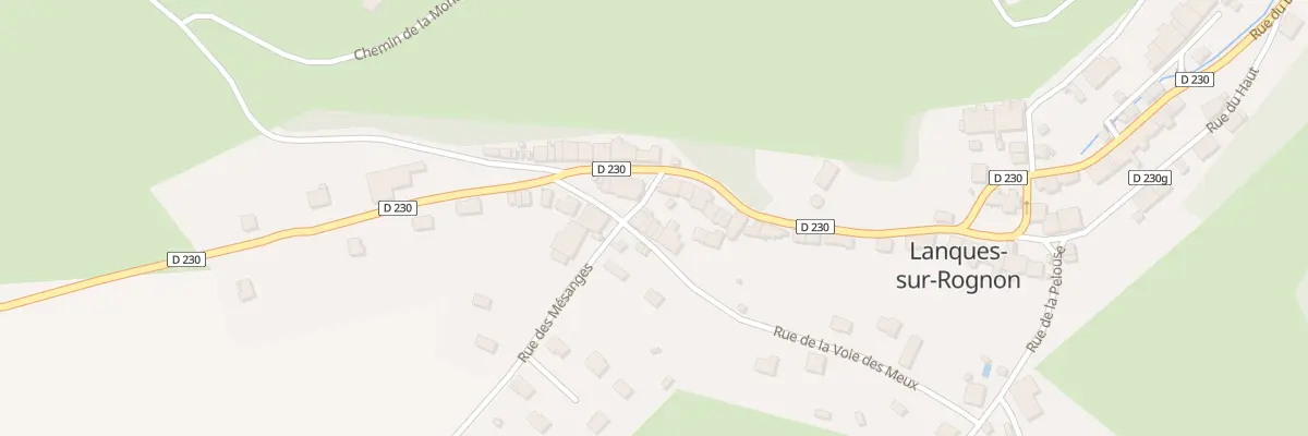Plan du 12 Rue de la Voie des Meux à Lanques-sur-Rognon