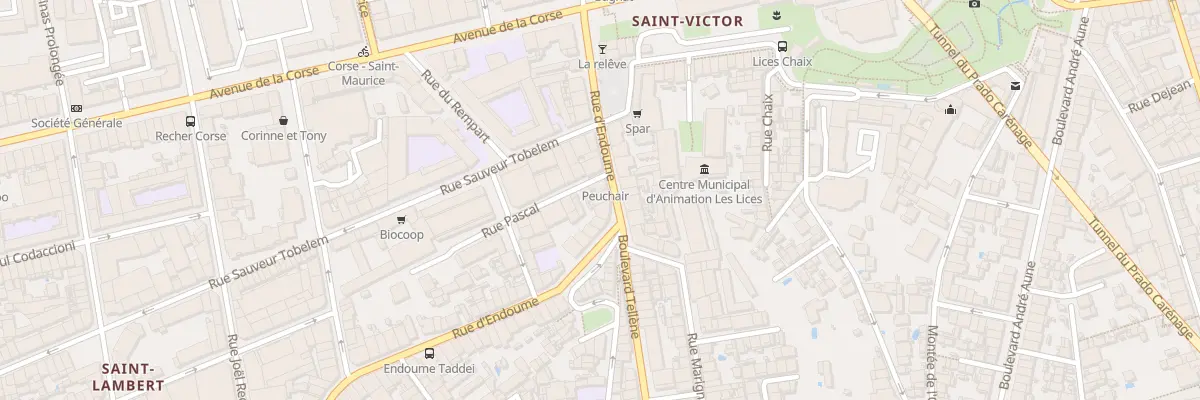 Plan du 58 Rue d’endoume à Marseille 7e Arrondissement