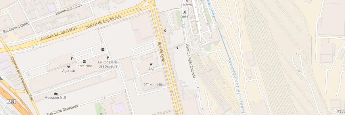 Plan du 118 Rue de lyon à Marseille 15e Arrondissement