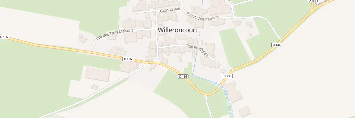 Plan du 6 Rue de l’Eglise à Willeroncourt