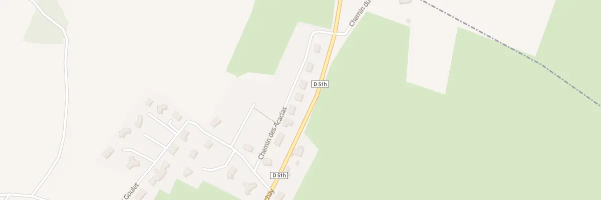 Plan du 14 Chem des Acacias à Belmont