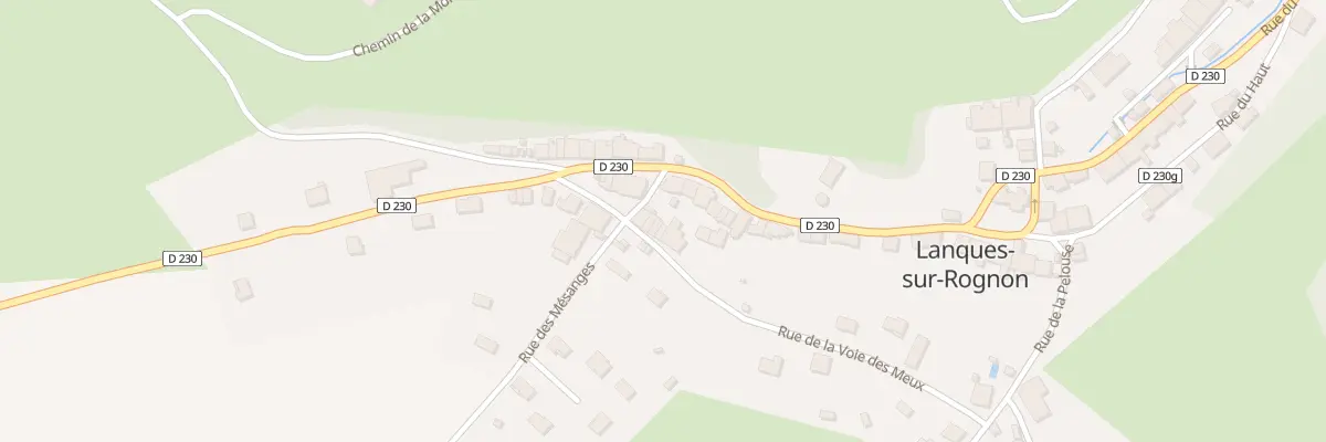 Plan du 10 Rue de la Voie des Meux à Lanques-sur-Rognon