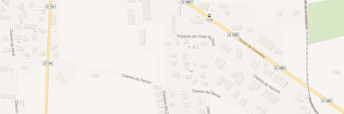 Plan du 379 Che du Ferron à La Frette