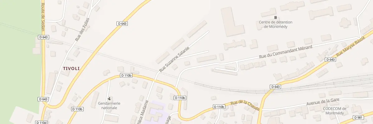 Plan du 24 Rue du Commandant Ménard à Montmédy