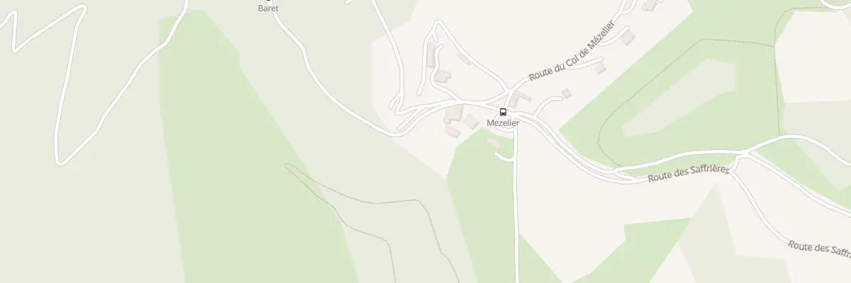 Plan du 545 Rte du Col de Mezelier à Châtelus