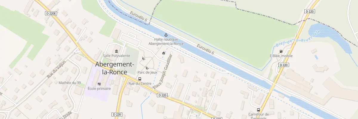 Plan du 2D Rue du Centre à Abergement-la-Ronce