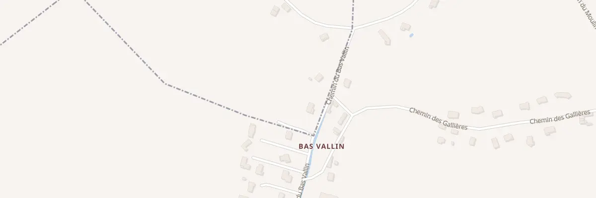 Plan de Bas Vallin à Sérézin-de-la-Tour