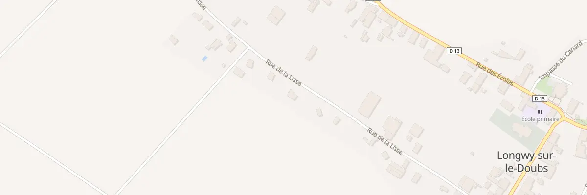 Plan du 15B Rue de la Lisse à Longwy-sur-le-Doubs