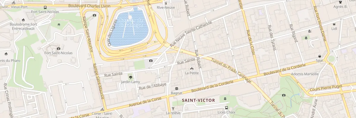 Plan du 134 Rue sainte à Marseille 7e Arrondissement