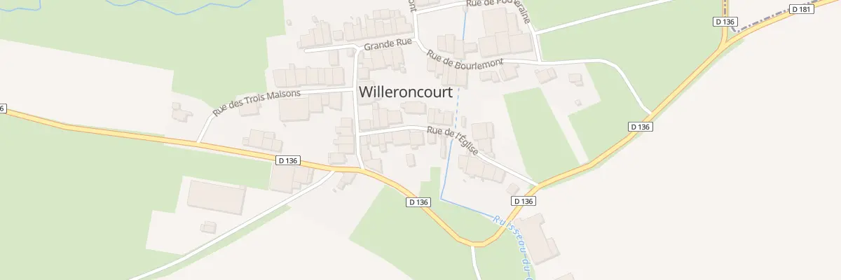 Plan du 8 Rue de l’Eglise à Willeroncourt