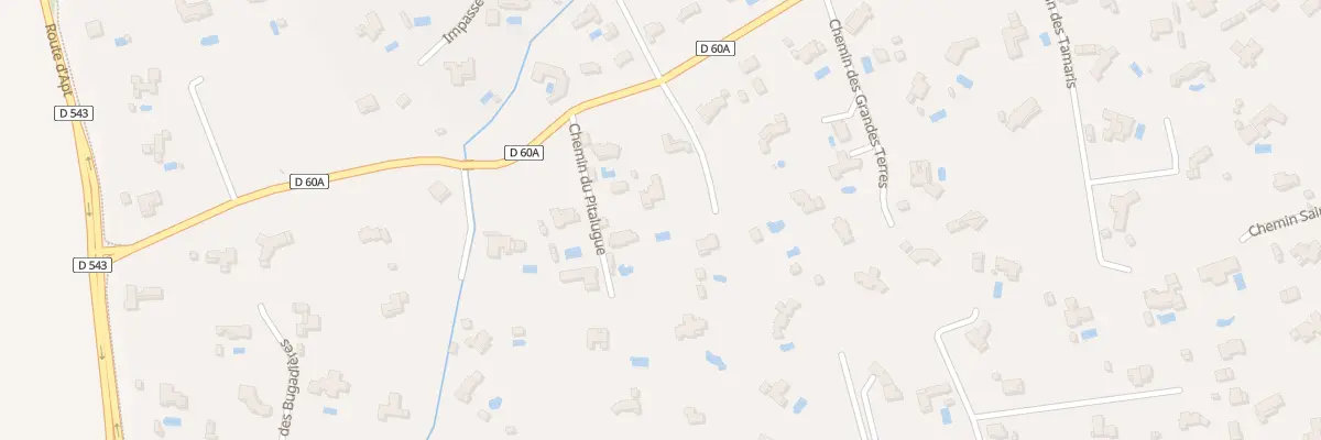 Plan du 5841 Rte des Grandes Terres à Cabriès