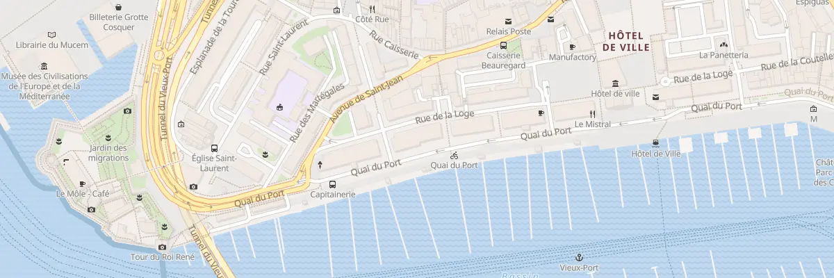 Plan du 35 Rue de la loge à Marseille 2e Arrondissement