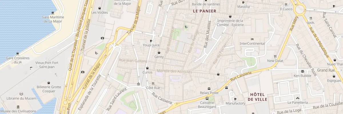 Plan du 18 Rue porte baussenque à Marseille 2e Arrondissement