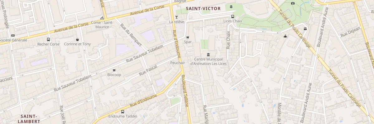 Plan du 55 Rue d’endoume à Marseille 7e Arrondissement