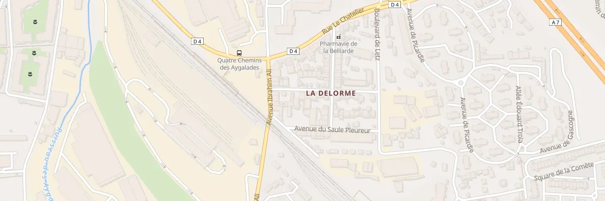 Plan du 6 Rue marcel roman à Marseille 15e Arrondissement