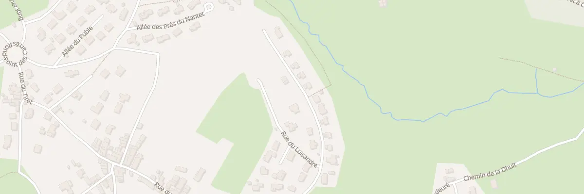 Plan du 9 All Vallon du Nantet à Ambérieu-en-Bugey