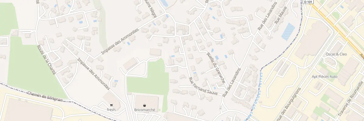 Plan du 86 Rue Fernand Sauve à Gargas