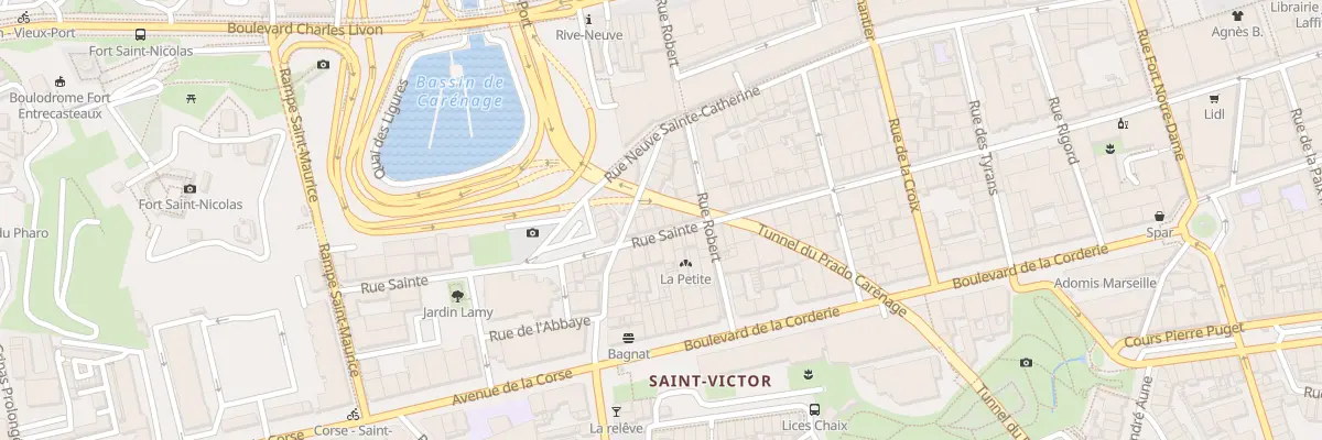 Plan du 128 Rue sainte à Marseille 7e Arrondissement