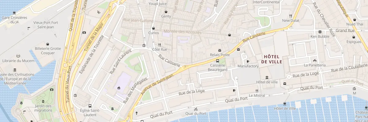 Plan du 48 Rue caisserie à Marseille 2e Arrondissement