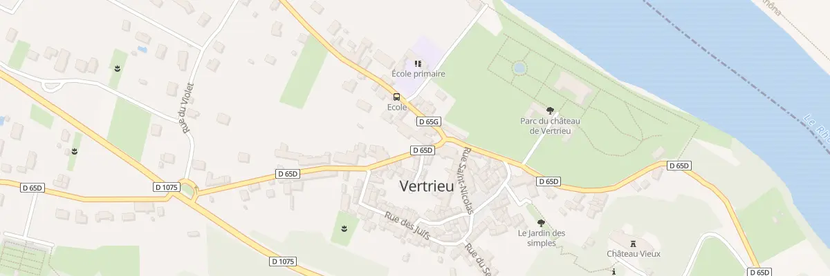 Plan du 58 Rue Dessous des Côtes à Vertrieu