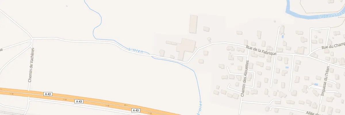 Plan du 70 Rue de la Fabrique à Cessieu