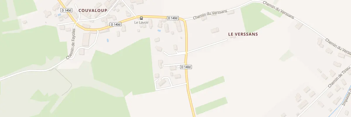 Plan du 76 Rte de Sablonnières à Soleymieu