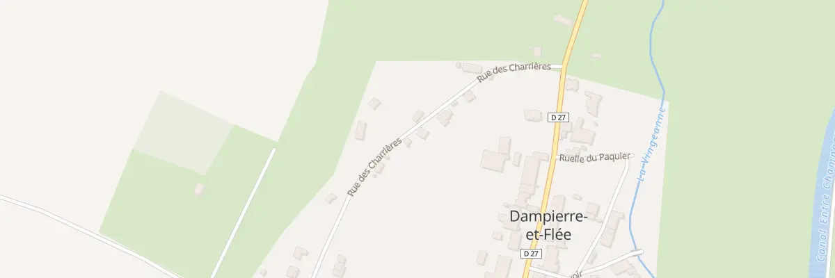 Plan du 11 Rue des Charrières à Dampierre-et-Flée