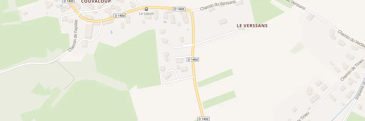 Plan du 5300 Les Fontanettes à Soleymieu