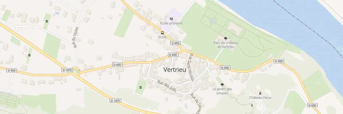 Plan du 37 Rue Dessous des Côtes à Vertrieu