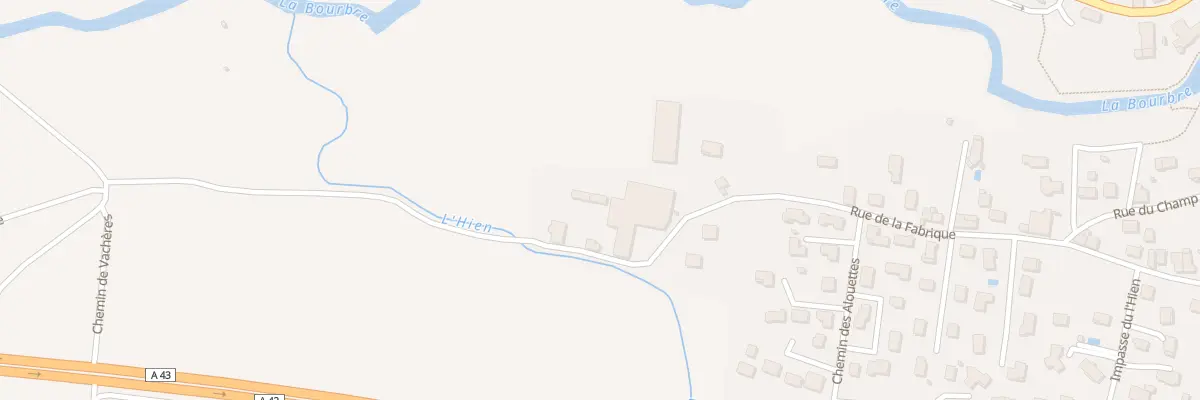 Plan du 74 Rue de la Fabrique à Cessieu