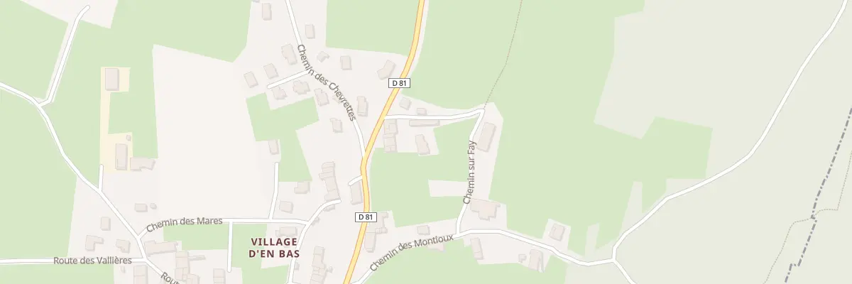 Plan du 5060 Village d’En Bas à Ramasse